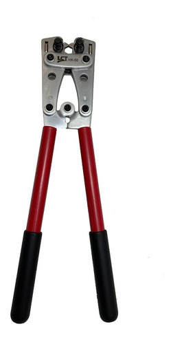 Imagen 1 de 9 de Pinza Para Comprimir Terminales Sin Aislar 6-50mm2 Hx-50 Lct