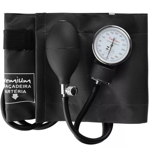 Medidor De Pressão Arterial Manual G Tech Premium Cor Preto