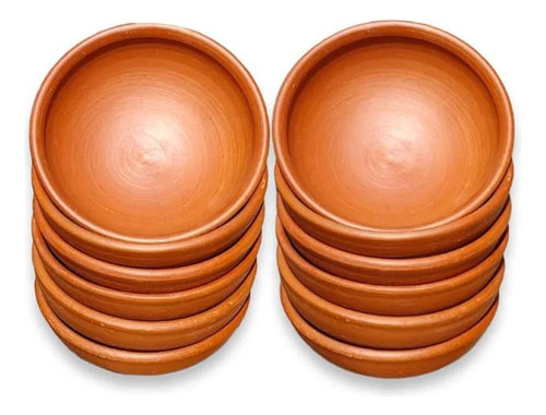 Set De 6 Pocillo De Greda 17cm Mult
