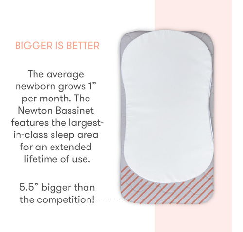Cazo Y Cama De Cama Para Bebés Bassinet Newton 100% Breath