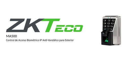 Control De Acceso Biométrico Con Huella Ip Anti-vandálico 