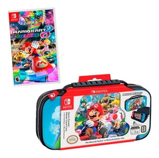 Mario Kart 8 Deluxe + Case Game Traveler Nintendo Switch