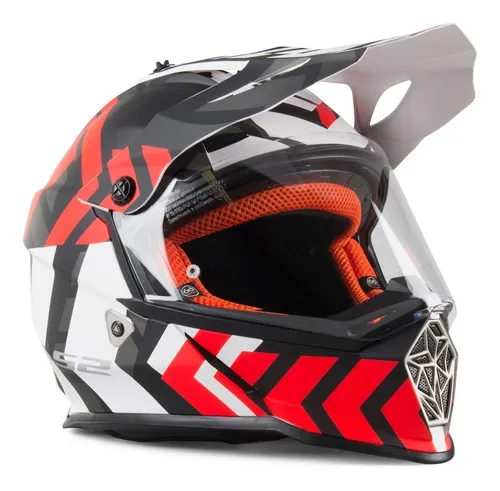Casco Ls2 Pioneer 436 Xtreme Enduro Con Visera Solomototeam