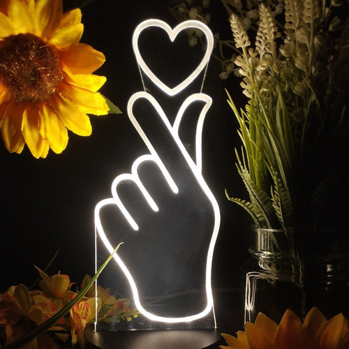 Luminaria Bts Banda Abajur Led Kpop Coreana P/ Decoração Usb