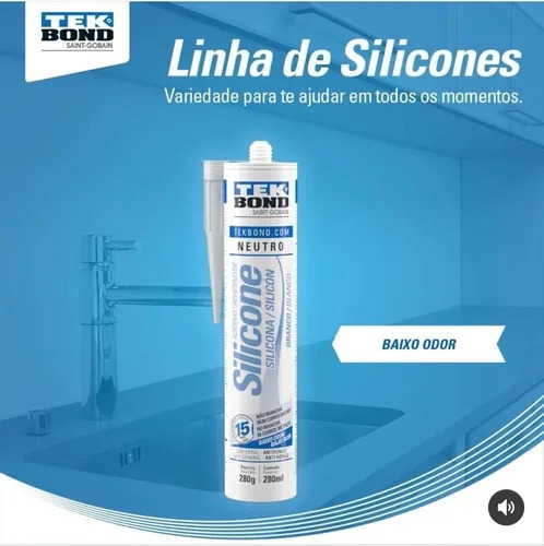 Pegamento de silicona de uso general Tekbond Grey Construction, 280 g