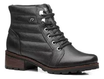 Comprar Bota Cuero Pegada Acordonada Taco Tractor Casual Invierno 