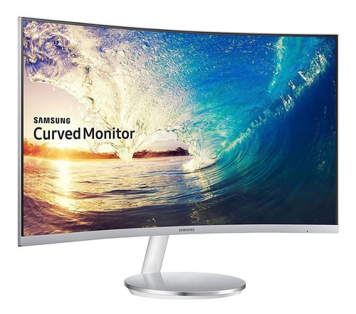 Monitor curvo Samsung C27F591FD led 27" plateado 100V/240V