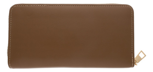 Cartera Mujer Mediana Color Café 871-50 Marrón Claro Liso