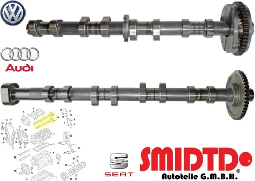 2 Arboles Levas Escape Y Admision Audi A3 S3 1.8 L-2.0 L 08-