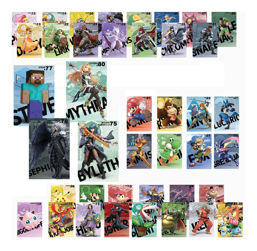 Amiibo Super Smash Bros Tarjetas