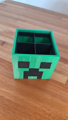 Lapicero Creeper Minecraft Pack X5 Gamer Deco