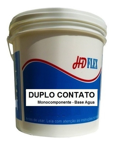 Cola De Contato Base D'agua Duplo Contato 4kg Hdflex
