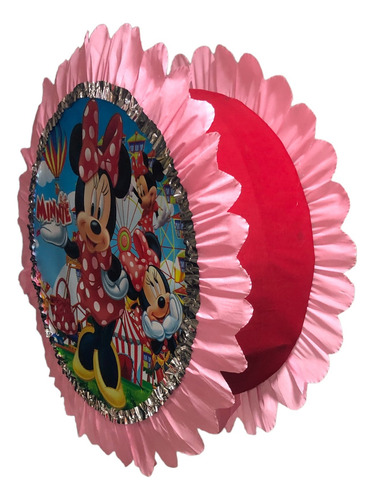 Piñata De Tambor Mimi Minnie Mouse Fiesta Infantil Niños