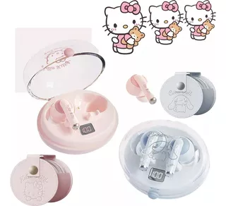 Headphones Audífonos Bluetooth Tws Hello Kitty Para Jugador