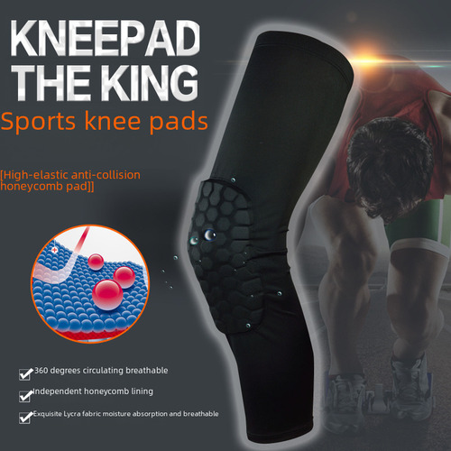 Pacote Individual Long Black M Joelheiras Esportivas Esten