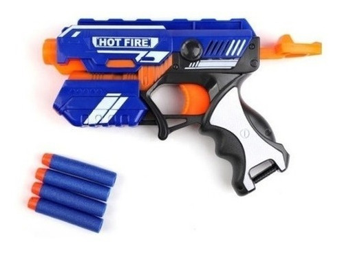 Pistola Lanza Dardos De Juguete - Hot Fire - El Duende Azul 