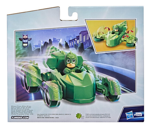 Pj Máscaras Gekko Deluxe Toy Preescolar Del Vehículo, Auto G