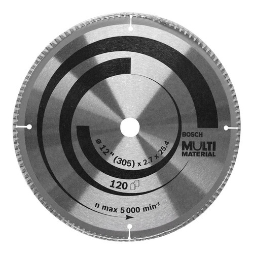Hoja sierra Circular Bosch CSB Multimaterial ø305x25,4mm 120D