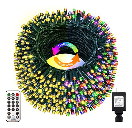 200 Led 66 Pies De Luz De Navidad Para Cambiar Luces Wb8go