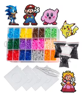 Pixel Art Bead Fuse Beads Perler Compatible Colorful Be...