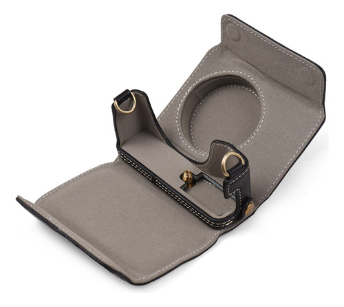 Funda De Transporte Portátil De Piel Sintética Gr3 Camera Ca