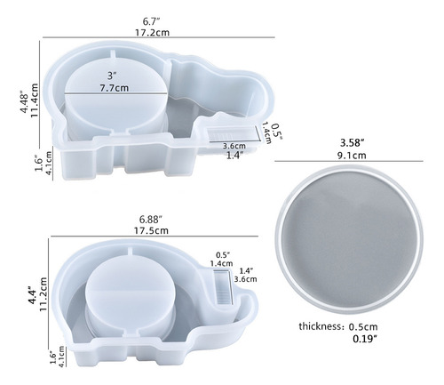 Molde De Silicona Para Cajas De Dinero Hechas A Mano, Hucha