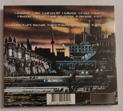 Sacred Reich Independent Cd Digi Holandes Displeased Parche (Usado)