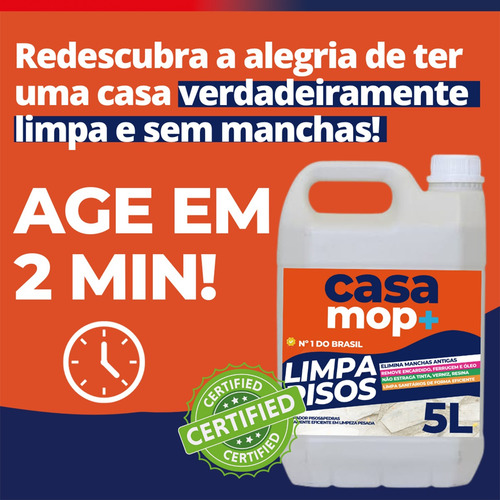Kit 2 Limpardor De Pisos Pedra Manchas Ácido Calçada Oferta