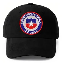 Comprar Gorro Jockey Visera Curva Chile Futbol Bordado