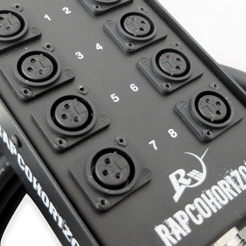 Rapcohorizon 33sb8 Subsnake 8 Can (10 Mts), Xlr Switchcraft