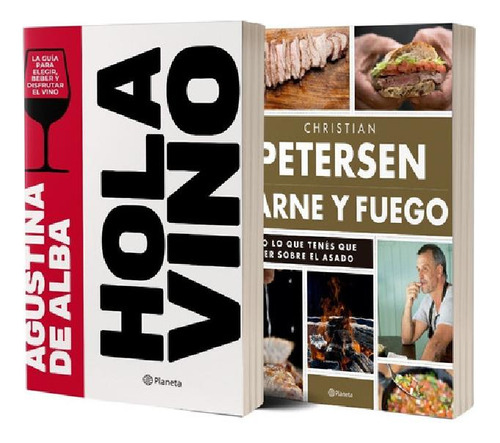 Libro - Pack Gastronomía Vii: Hola Vino - Carne Y Fuego, De