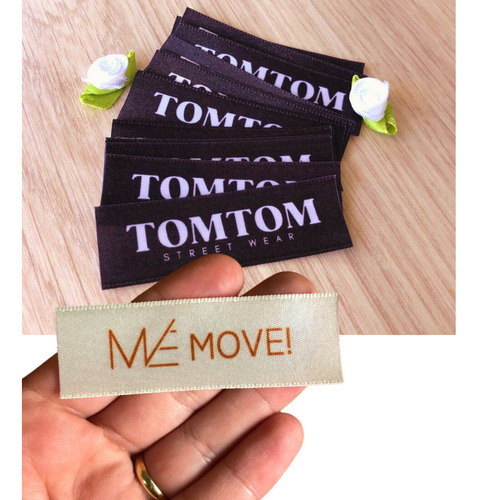 Etiquetas Para Roupas 2,2x6cm Tag Personalizadas 1000 Peças