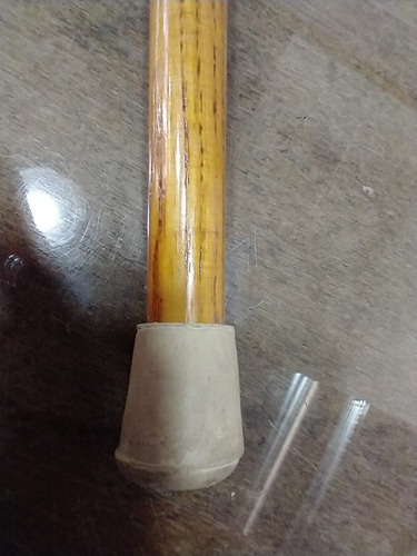 Imagen 9 de 9 de Antiguo Bastón De Madera Tallada Torneada 91cm Altura