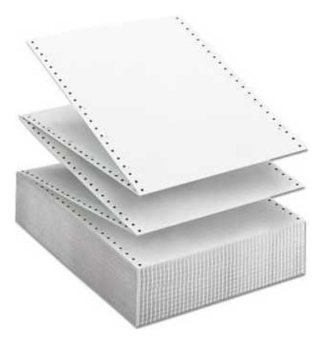 Formulario Continuo Carta 11x9.5 Triplicado, Papel Impresor2 Color Blanco