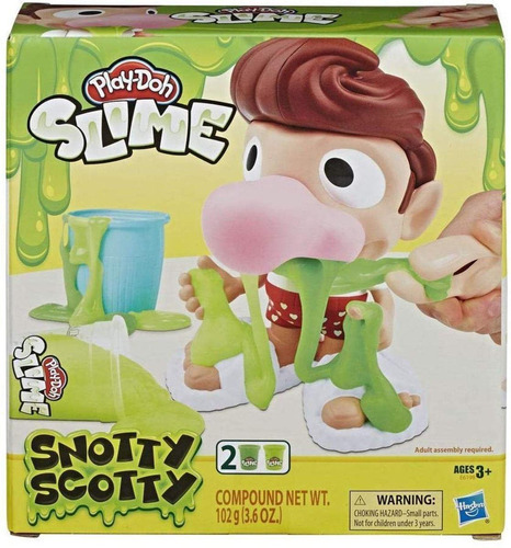 Brinquedo Play-doh Slime Snotty Scotty Hasbro