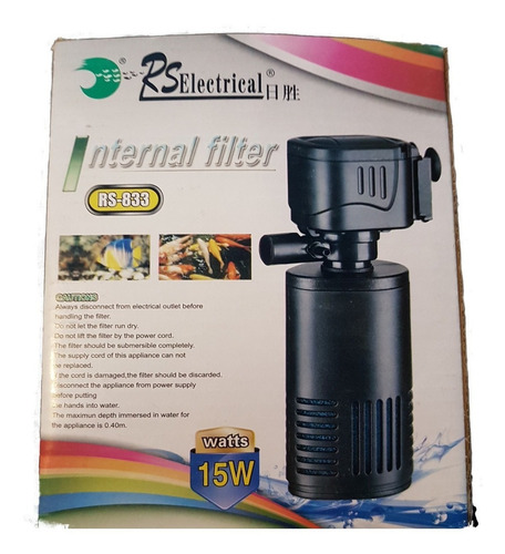 Filtro Rs-833- Potente Silencioso Acuario Pecera 880 Lxh 220v