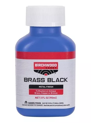 Brass Black Oxidação 90ml Escurecer Latão Bronze Birchwood