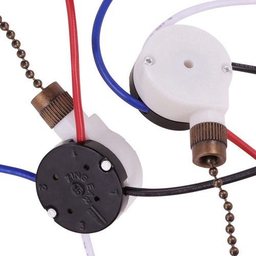 Kit De 3 Interruptores Para Ventilador De Techo, 3 Velocidad