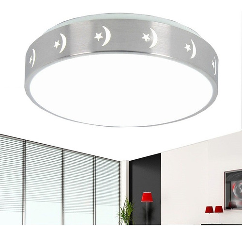 Plafón De Led Decorativo Bianco 24w