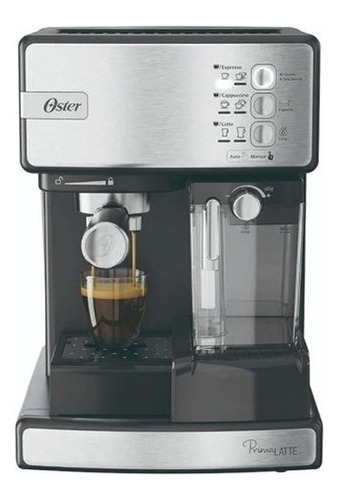 Cafetera Automática Espresso Oster Em6603 Silver 1050w