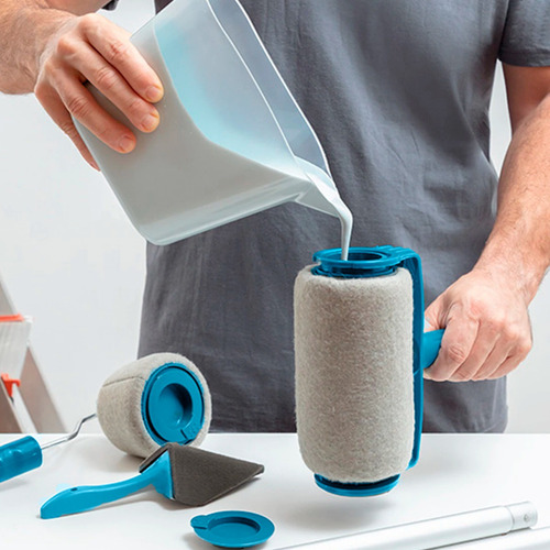Rodillo Rellenable Para Pintar Paint Roller 8pz Garantizado