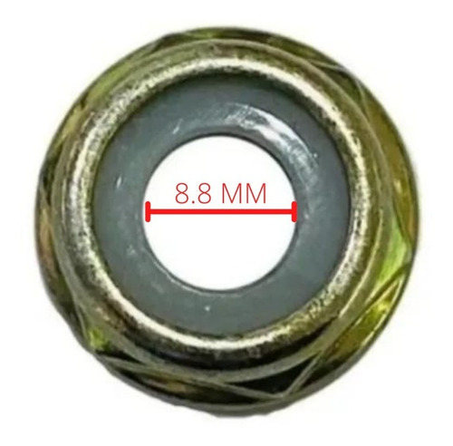 3 Tuercas Izquierda Premium Desbrozadora Universal 10 Mm