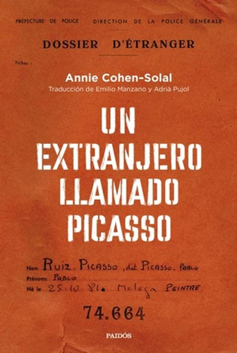 Libro Un Extranjero Llamado Picasso