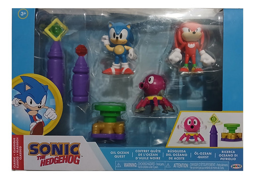 Sonic The Hedgehog Playset Búsqueda Del Océano De Aceite