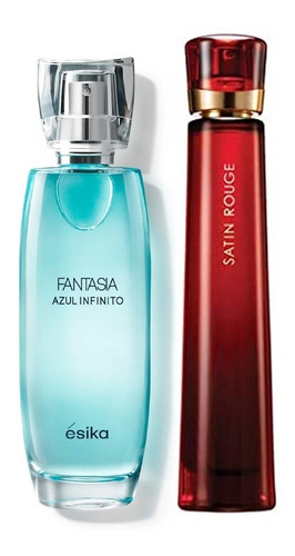 Locion Fantasia Azul Infinito Y Satin - mL a $1150