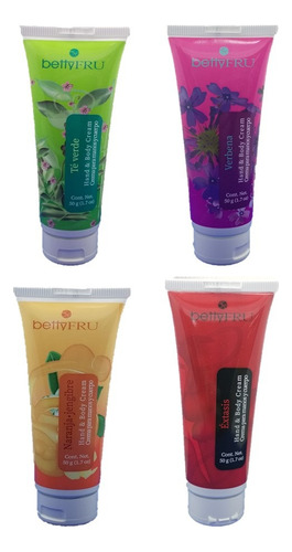 Áloe Vera Betty Fru Crema Manos/cuerpo Distintos Aromas 50g Té Verde-naranja/jengibre-verbena-éxtasis