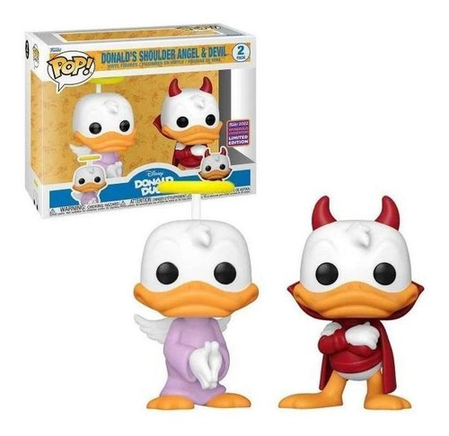 Muñeca pop Funko Shoulder Angel & Devil de Disney Donalds