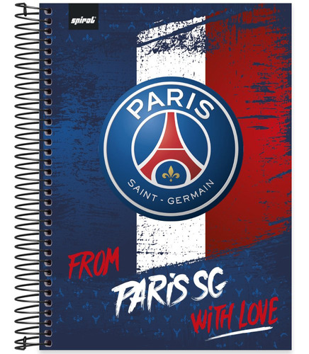 Caderno Universitário Capa Dura 10x1 160 Folhas Psg Paris