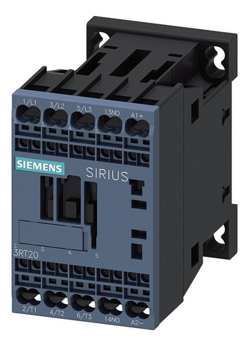 Siemens - Contactor De Potencia 7a, 3 Polos, Tipo Resorte