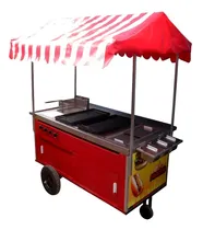 Comprar Carrito De Hot Dogs Hamburguesas Y Papas Fritas | 2 Comales